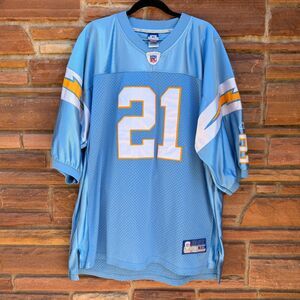 Reebok LaDainian Tomlinson Jersey Mens 3XL Blue White NFL Chargers On Field 56